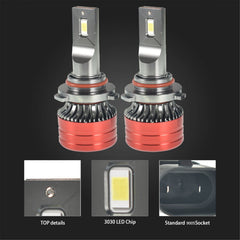 TOPPARTZ 9005 LED Fog Light Bulbs 6500K 9000LM 56W Bright Fog Light LED Conversion Kit, Pack of 2