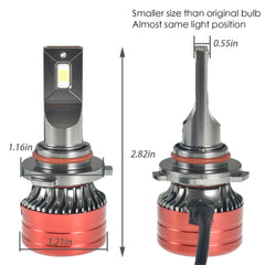 TOPPARTZ 9005 LED Fog Light Bulbs 6500K 9000LM 56W Bright Fog Light LED Conversion Kit, Pack of 2