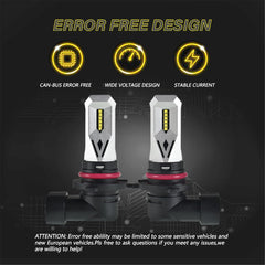 TOPPARTZ 9006/HB4 2 PCS LED Fog Light Bulbs 80W High Power 1500LM 6000K White Replacement for LED Fog Light ,Daytime Running Lights DRL