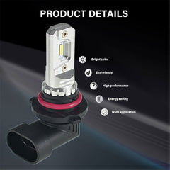 TOPPARTZ 9006/HB4 2 PCS LED Fog Light Bulbs 80W High Power 2000LM 6000K White Replacement for LED Fog Light ,Daytime Running Lights DRL