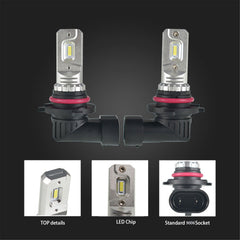 TOPPARTZ 9006/HB4 2 PCS LED Fog Light Bulbs 80W High Power 2000LM 6000K White Replacement for LED Fog Light ,Daytime Running Lights DRL
