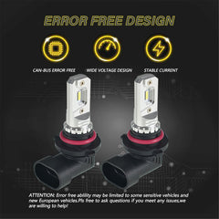 TOPPARTZ 9006/HB4 2 PCS LED Fog Light Bulbs 80W High Power 2000LM 6000K White Replacement for LED Fog Light ,Daytime Running Lights DRL