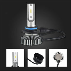 TOPPARTZ 9006 LED Fog Light Bulbs 6000K 2000LM 20W Fog Light LED Conversion Kit, Pack of 2