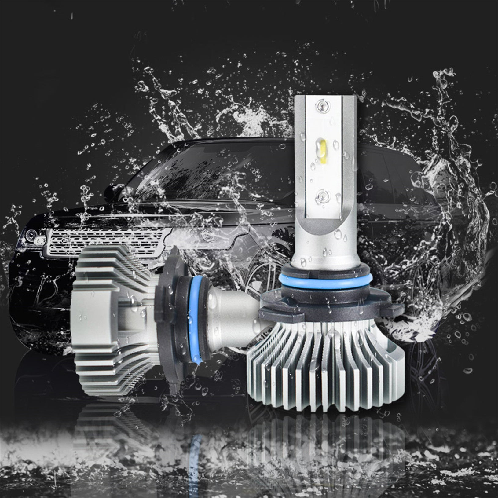 TOPPARTZ 9006 LED Fog Light Bulbs 6000K 2000LM 20W Fog Light LED Conversion Kit, Pack of 2