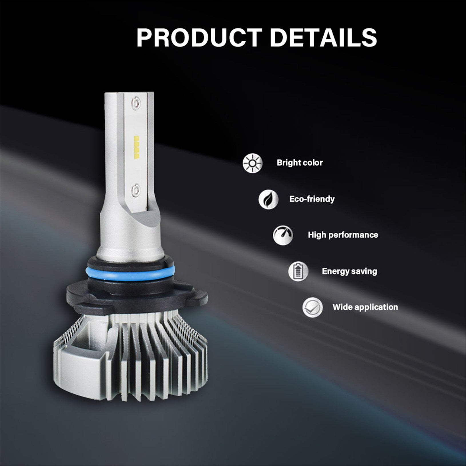 TOPPARTZ 9006 LED Fog Light Bulbs 6000K 2000LM 20W Fog Light LED Conversion Kit, Pack of 2