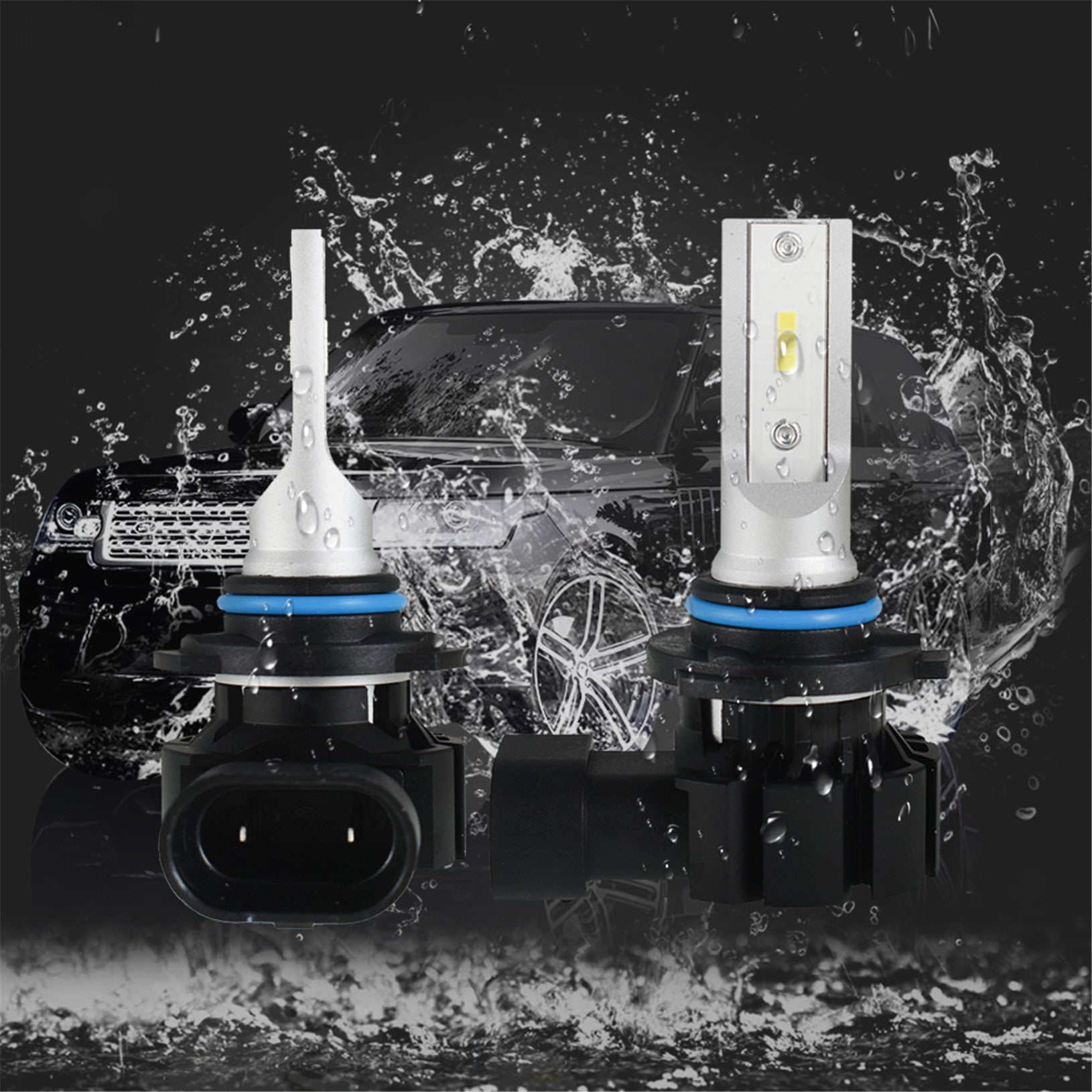 TOPPARTZ 9006 LED Fog Light Bulbs 6000K 3000LM 30W Fog Light LED Conversion Kit, Pack of 2