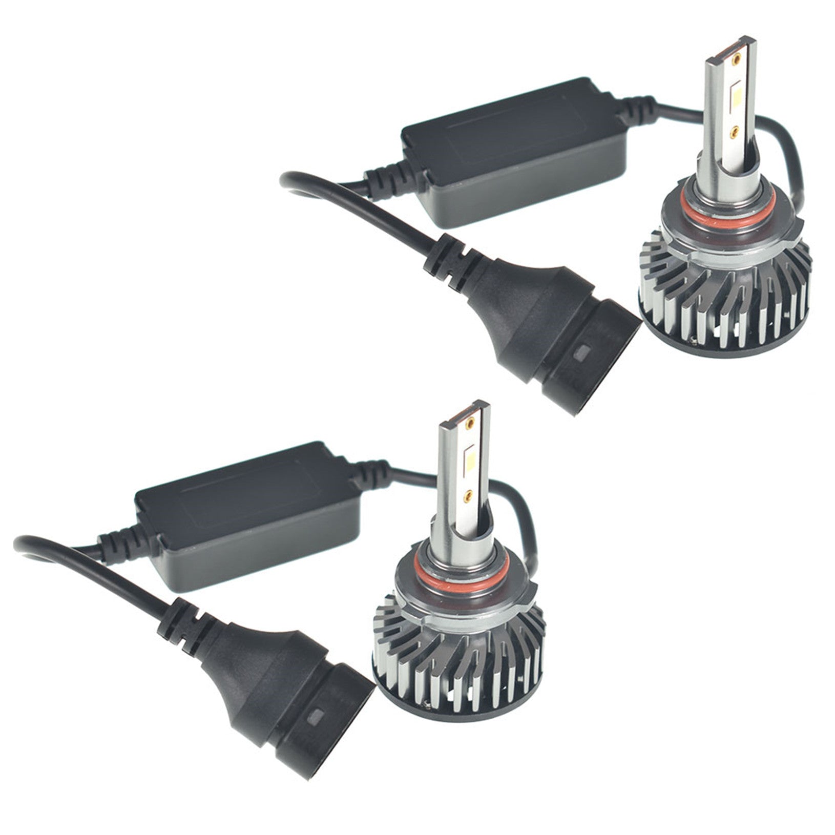 TOPPARTZ 9006 LED Fog Light Bulbs 6500K 8000LM 55W Bright Fog Light LED Conversion Kit, Pack of 2