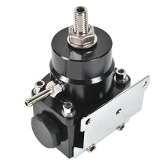 TOPPARTZ Adjustable Injected Bypass Fuel Pressure Regulator Universal 0-160 PSI AN6 Black