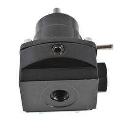 TOPPARTZ Adjustable Injected Bypass Fuel Pressure Regulator Universal 0-160 PSI AN6 Black