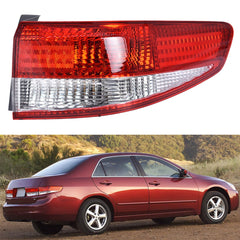 TOPPARTZ Brake Tail Light for 2003 2004 Honda Accord Right RH Outer Sedan Red
