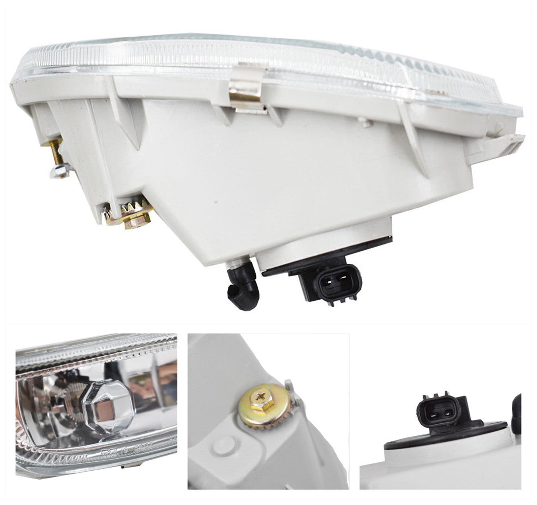 TOPPARTZ Bumper Fog Light Driving Lamp w/Bulb For 2001 2002 Toyota Corolla Clear