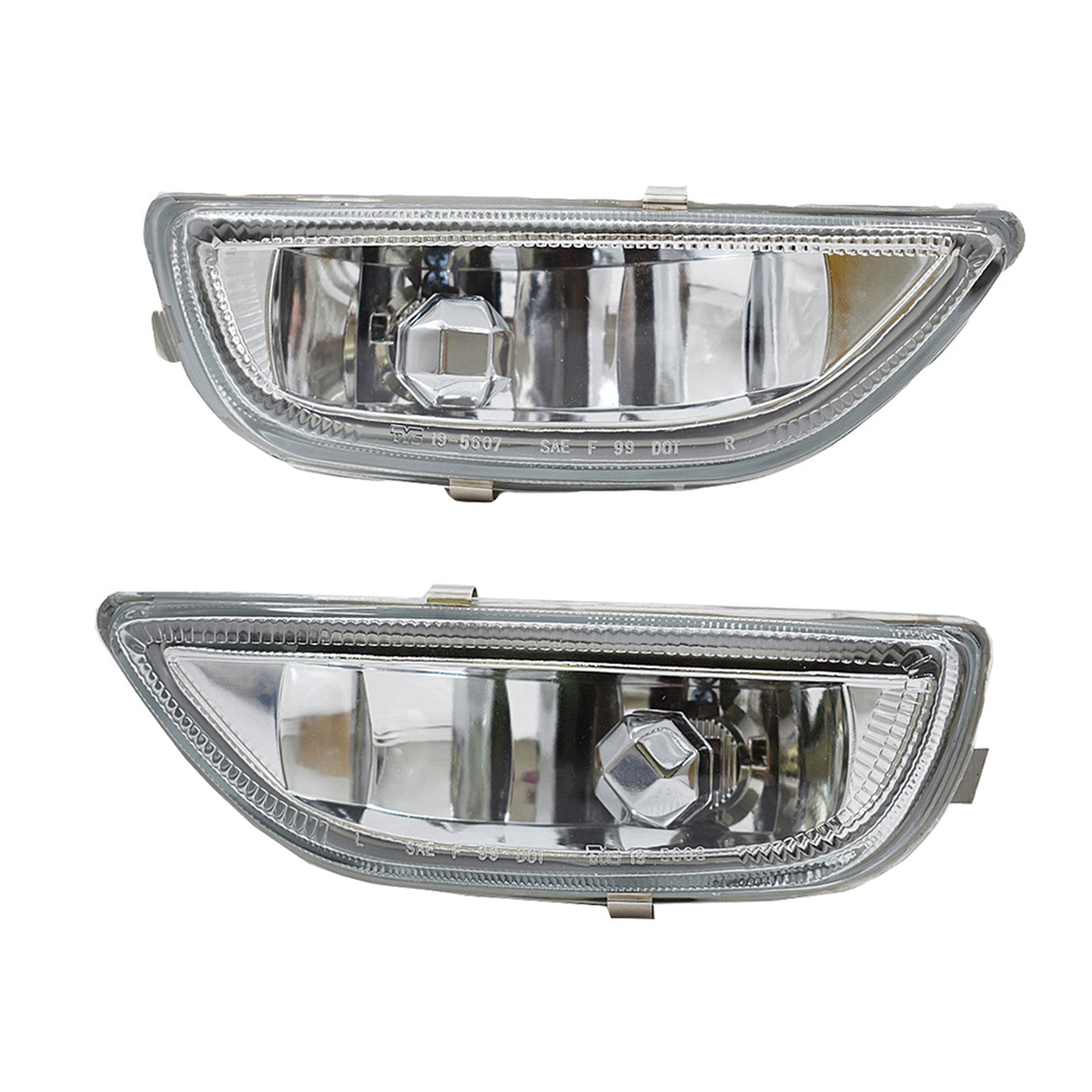 TOPPARTZ Bumper Fog Light Driving Lamp w/Bulb For 2001 2002 Toyota Corolla Clear