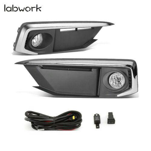 TOPPARTZ Bumper Fog Light Lamp Cover Fit for 2019-2020 Honda Civic Coupe/Sedan