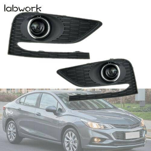 TOPPARTZ Bumper Fog Lights Driving Lamps For 2016-2018 Chevy Cruze w/ Switch