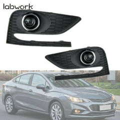TOPPARTZ Bumper Fog Lights Driving Lamps For 2016-2018 Chevy Cruze w/ Switch
