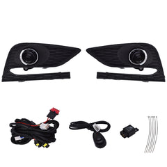 TOPPARTZ Bumper Fog Lights Driving Lamps For 2016-2018 Chevy Cruze w/ Switch