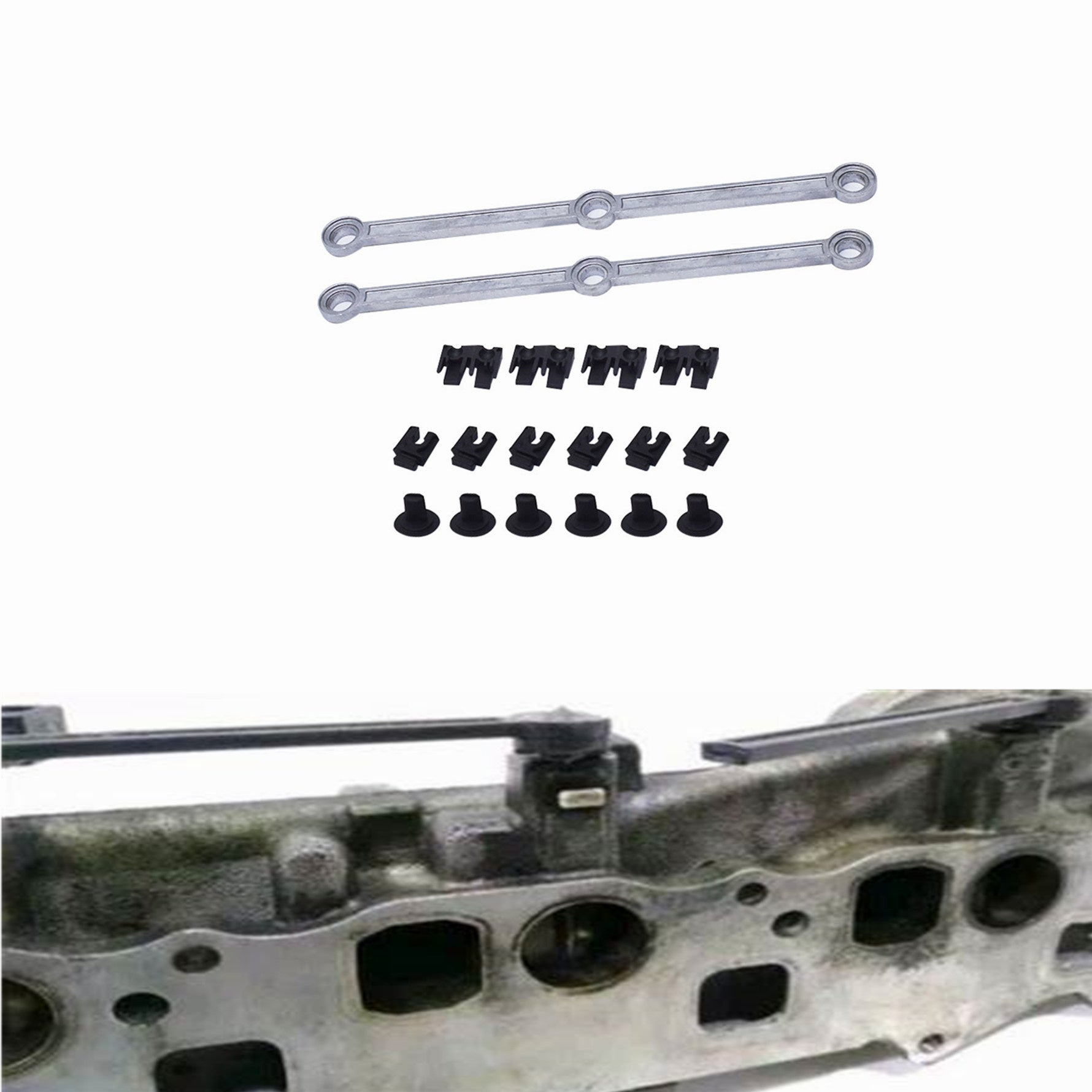 Intake Manifold Swirl Flap Repair Runner Connecting Rod Set for Mercedes OM642