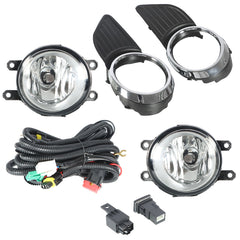 TOPPARTZ Clear Bumper Fog Lights Driving Lamp Switch For 2011-2015 Toyota Sienna