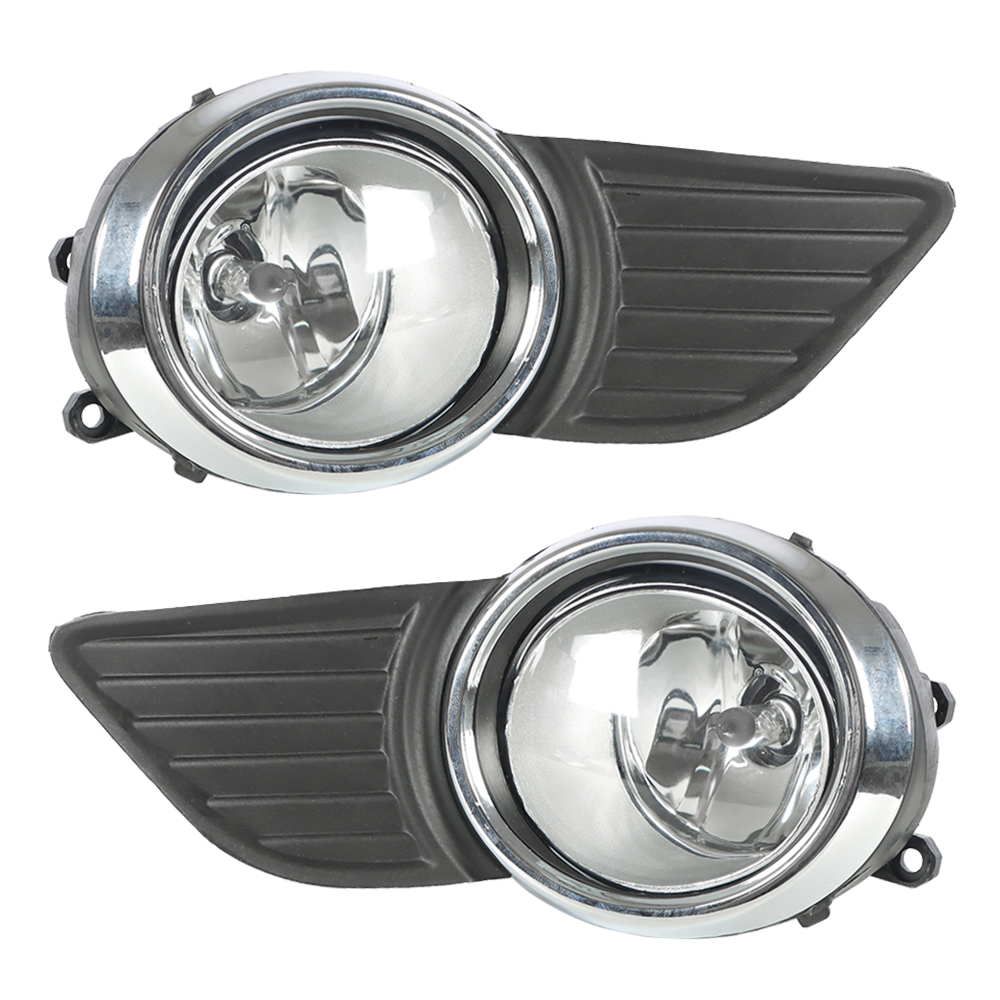 TOPPARTZ Clear Bumper Fog Lights Driving Lamp Switch For 2011-2015 Toyota Sienna