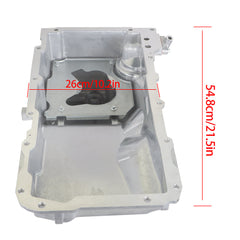 TOPPARTZ Engine Oil Pan Aluminum for Chevy GMC Sierra Silverado Avalanche Cadillac