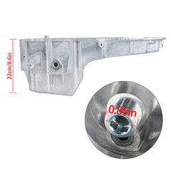 TOPPARTZ Engine Oil Pan Aluminum for Chevy GMC Sierra Silverado Avalanche Cadillac
