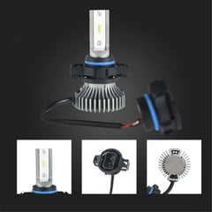 TOPPARTZ F3-5202 LED Fog Light Bulbs 6000K 3000LM 20W Fog Light LED Conversion Kit, Pack of 2