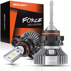 TOPPARTZ F3-5202 LED Fog Light Bulbs 6000K 3000LM 20W Fog Light LED Conversion Kit, Pack of 2