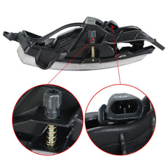 Front Bumper Fog Light Lamp w/881 Bulbs Left&Right For 2007-2010 Hyundai Elantra