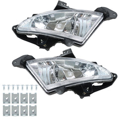 Front Bumper Fog Light Lamp w/881 Bulbs Left&Right For 2007-2010 Hyundai Elantra