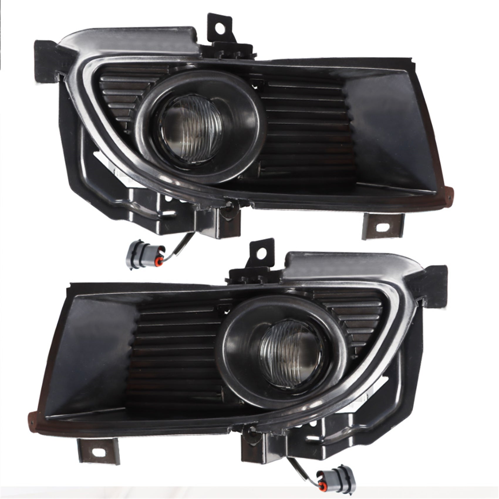 TOPPARTZ Fog Lights Assembly Replacement for 2004 2005 Mitsubishi Lancer Clear Lens Bumper Fog Lamp Left+Right Side (Passenger & Driver Side)