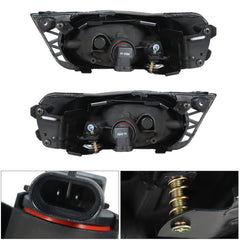TOPPARTZ Fog Lights Assembly Replacement for 2009 2010 2011 Honda Civic Sedan Clear Lens Bumper Fog Lamp Left+Right Side (Passenger & Driver Side)