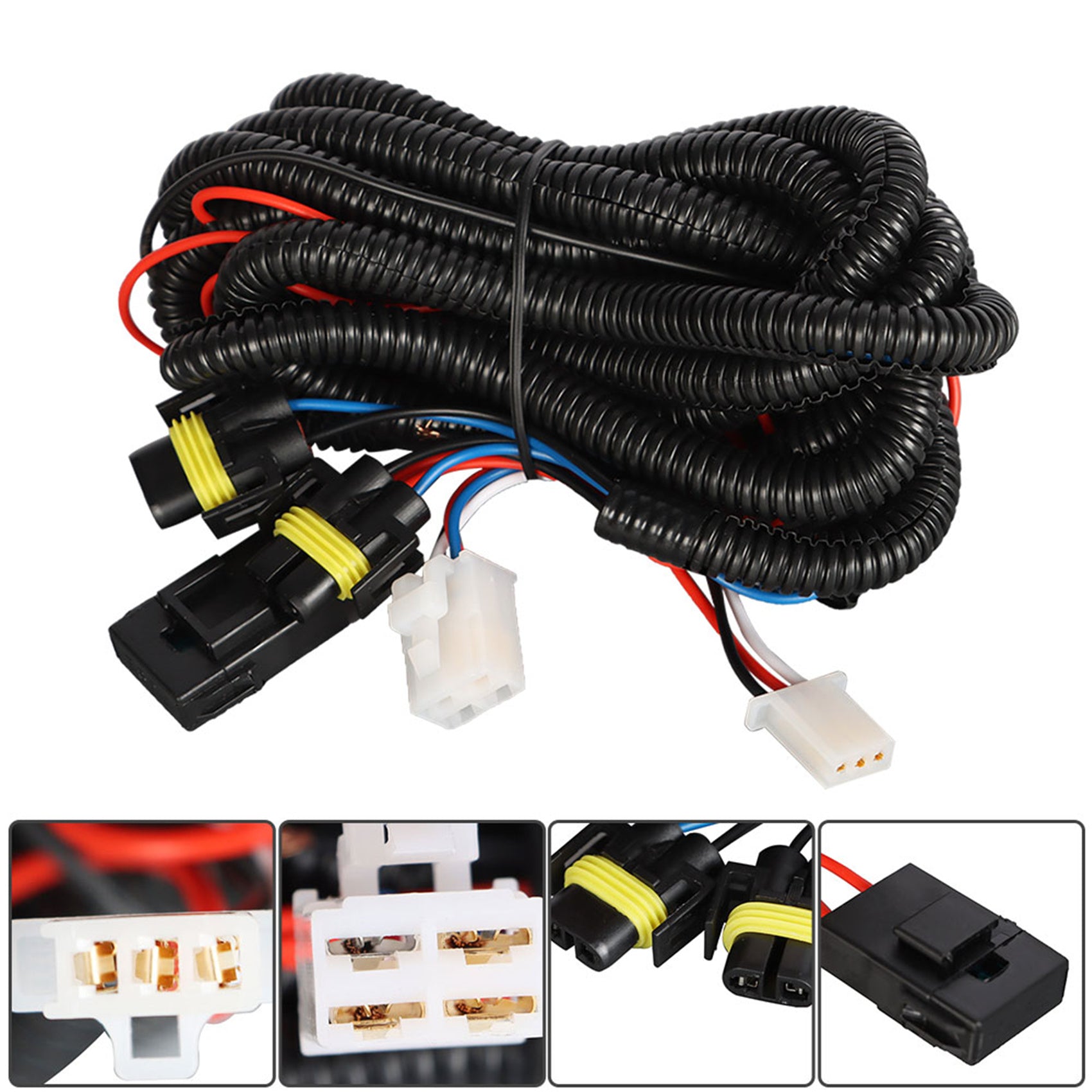 TOPPARTZ Fog Lights Assembly for 2010 2011 2012 2013 2014 Chevy Cruze Bumper Fog Lamp + Wiring Switch Left+Right Side (Passenger & Driver Side)