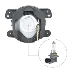 TOPPARTZ Fog Lights Assembly Replacement for 2011 2012 2013 2014 Dodge Clear Lens Bumper Fog Lamp Left+Right Side(Passenger & Driver Side)