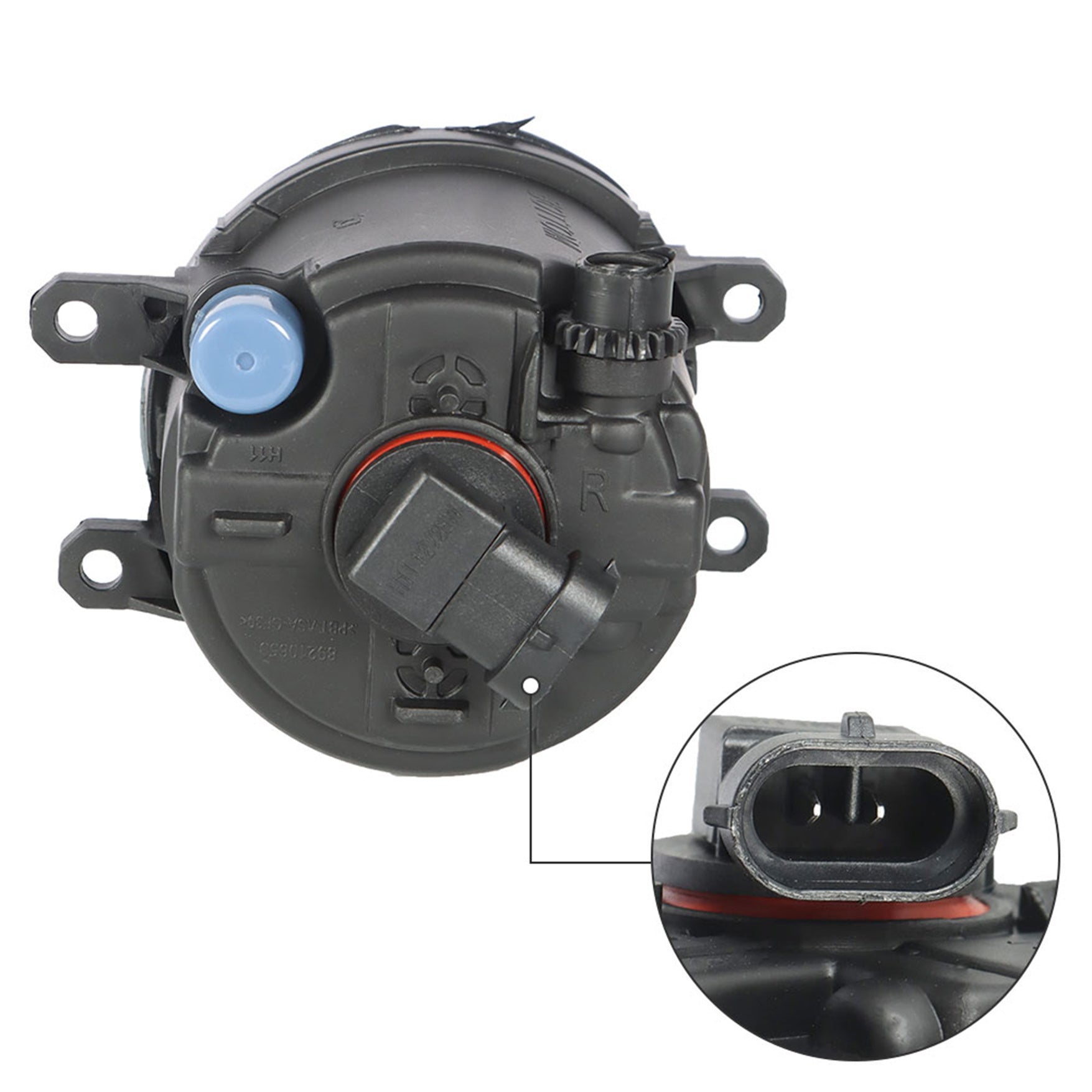 TOPPARTZ Fog Lights Assembly Replacement for 2012-2014 Toyota Yaris Hatchback Clear Lens Bumper Fog Lamp Left+Right Side (Passenger & Driver Side)