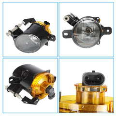 TOPPARTZ Fog Lights Assembly Replacement for 2013 2014 2015 Chevy Malibu Clear Lens Bumper Fog Lamp Left+Right Side(Switch+Bulbs+Cover)