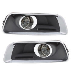 TOPPARTZ Fog Lights Assembly Replacement for 2013 2014 2015 Chevy Malibu Clear Lens Bumper Fog Lamp Left+Right Side(Switch+Bulbs+Cover)