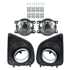 TOPPARTZ Fog Lights Assembly Replacement for 2013-2015 2Dr Honda Accord Coupe Glass Len Bumper Fog Lamp Left+Right Side (Passenger & Driver Side)