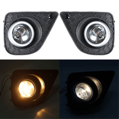 TOPPARTZ Fog Lights Assembly Replacement for 2013-2015 2Dr Honda Accord Coupe Glass Len Bumper Fog Lamp Left+Right Side (Passenger & Driver Side)