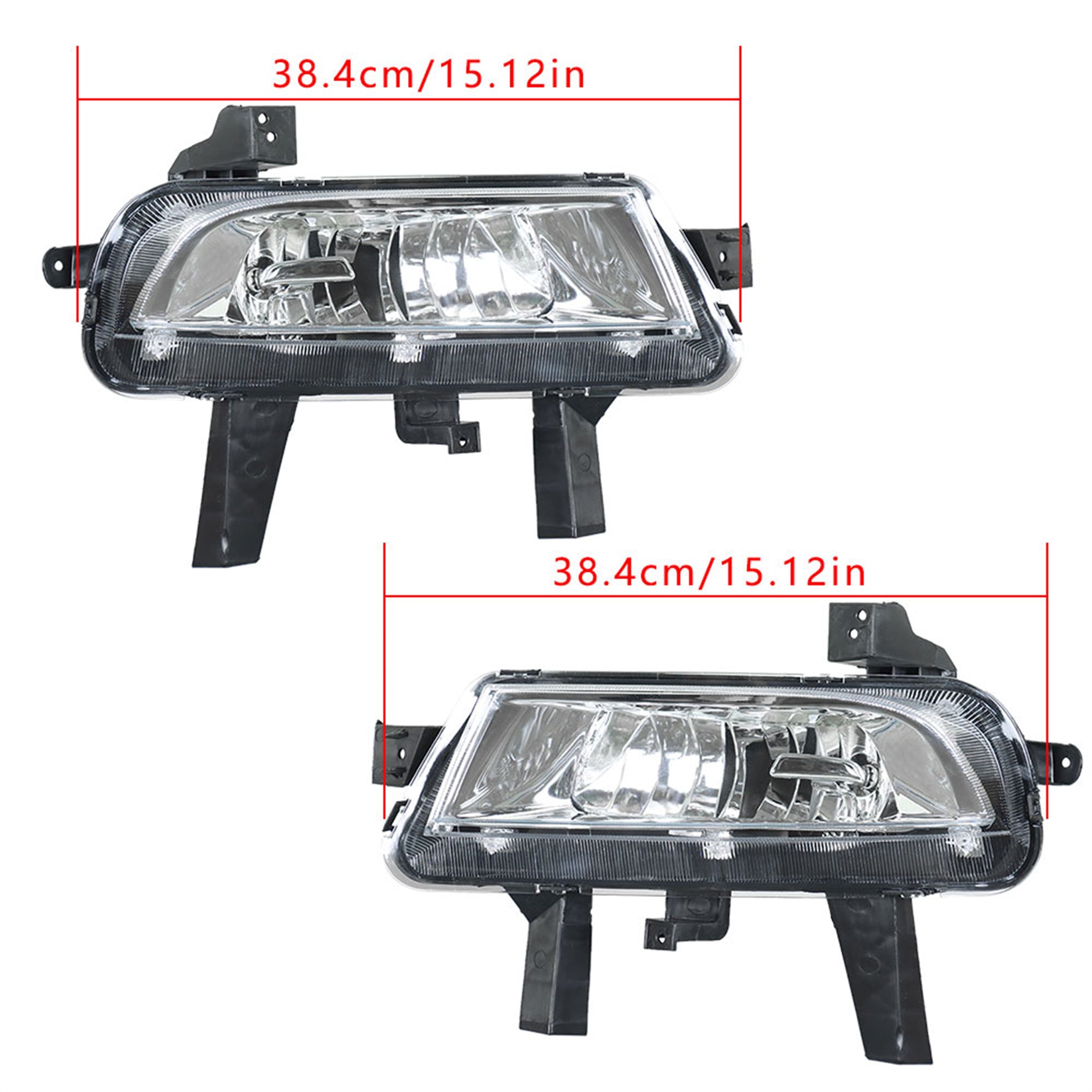 TOPPARTZ Fog Lights Assembly Replacement for 2014 2015 2016 Buick LaCrosse Clear Lens Bumper Fog Lamp Left+Right Side (Passenger & Driver Side)