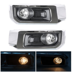 TOPPARTZ Fog Lights Assembly Replacement for 2014-2021 Toyota 4Runner Limited Clear Lens Bumper Fog Lamp Left+Right Side (Passenger & Driver Side)