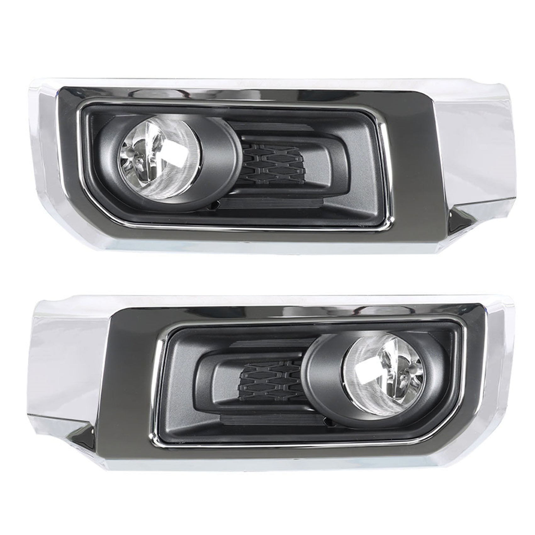 TOPPARTZ Fog Lights Assembly Replacement for 2014-2021 Toyota 4Runner Limited Clear Lens Bumper Fog Lamp Left+Right Side (Passenger & Driver Side)