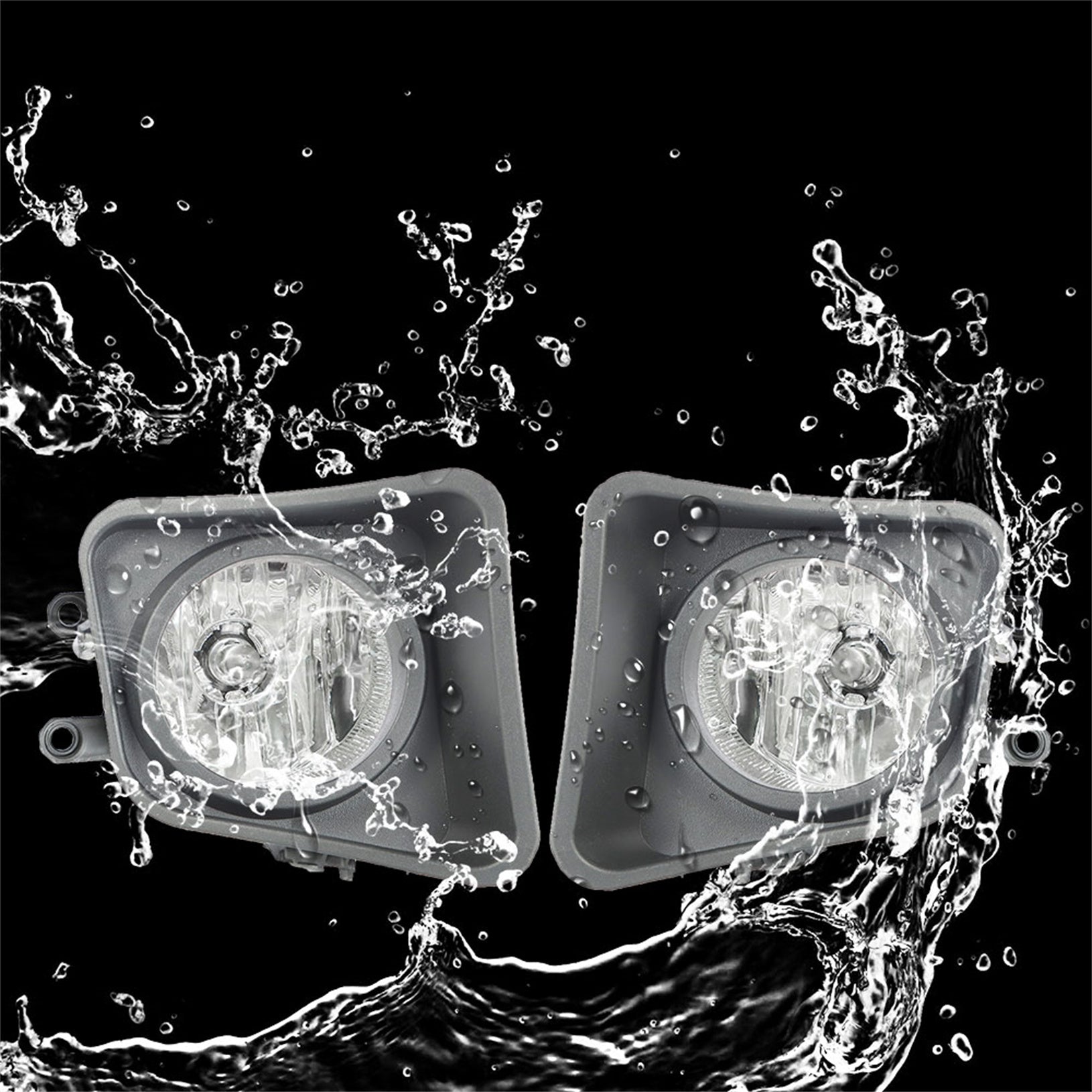 TOPPARTZ Fog Lights Assembly Replacement for 2014-2021 Toyota Tundra Clear Lens Bumper Fog Lamp Left+Right Side (Passenger & Driver Side)