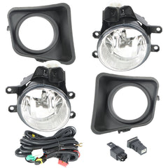 TOPPARTZ Fog Lights Assembly Replacement for 2014-2021 Toyota Tundra Clear Lens Bumper Fog Lamp Left+Right Side (Passenger & Driver Side)