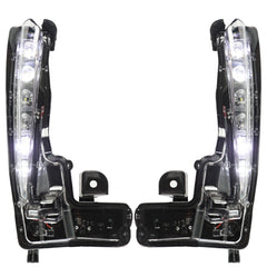 TOPPARTZ Fog Lights Assembly Replacement for 2017 2018 2019 Toyota Corolla SE XSE Clear Lens Bumper Fog Lamp Left+Right Side (Passenger & Driver Side)