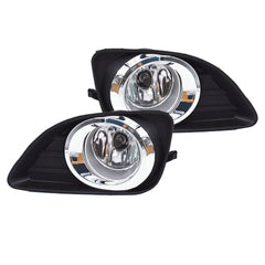TOPPARTZ Fog Lights, Fog Lamps (Clear Lens) for 2010-2011 Toyota Camry - Includes Switch and Wiring Kit (2pcs a Set)