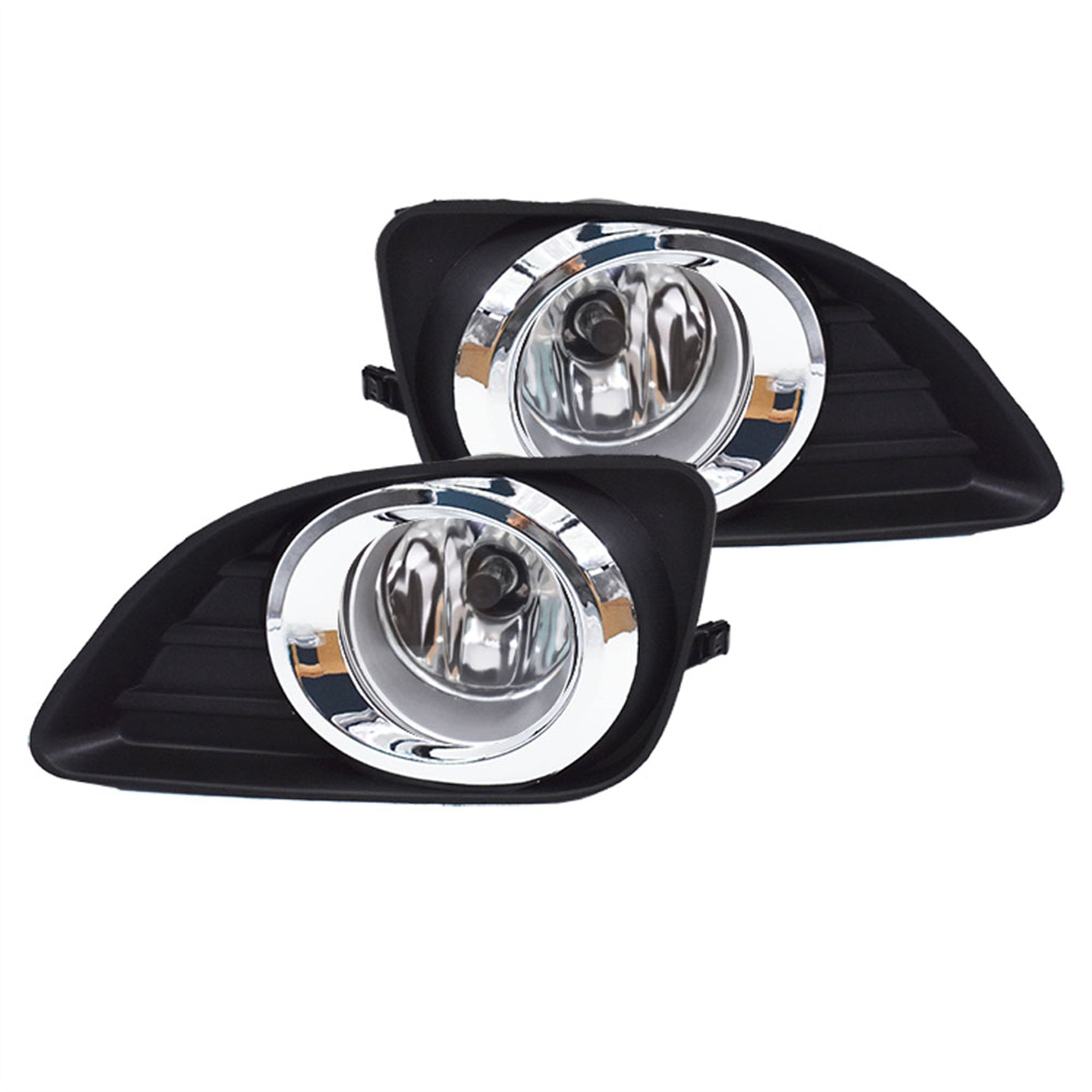 TOPPARTZ Fog Lights, Fog Lamps (Clear Lens) for 2010-2011 Toyota Camry - Includes Switch and Wiring Kit (2pcs a Set)