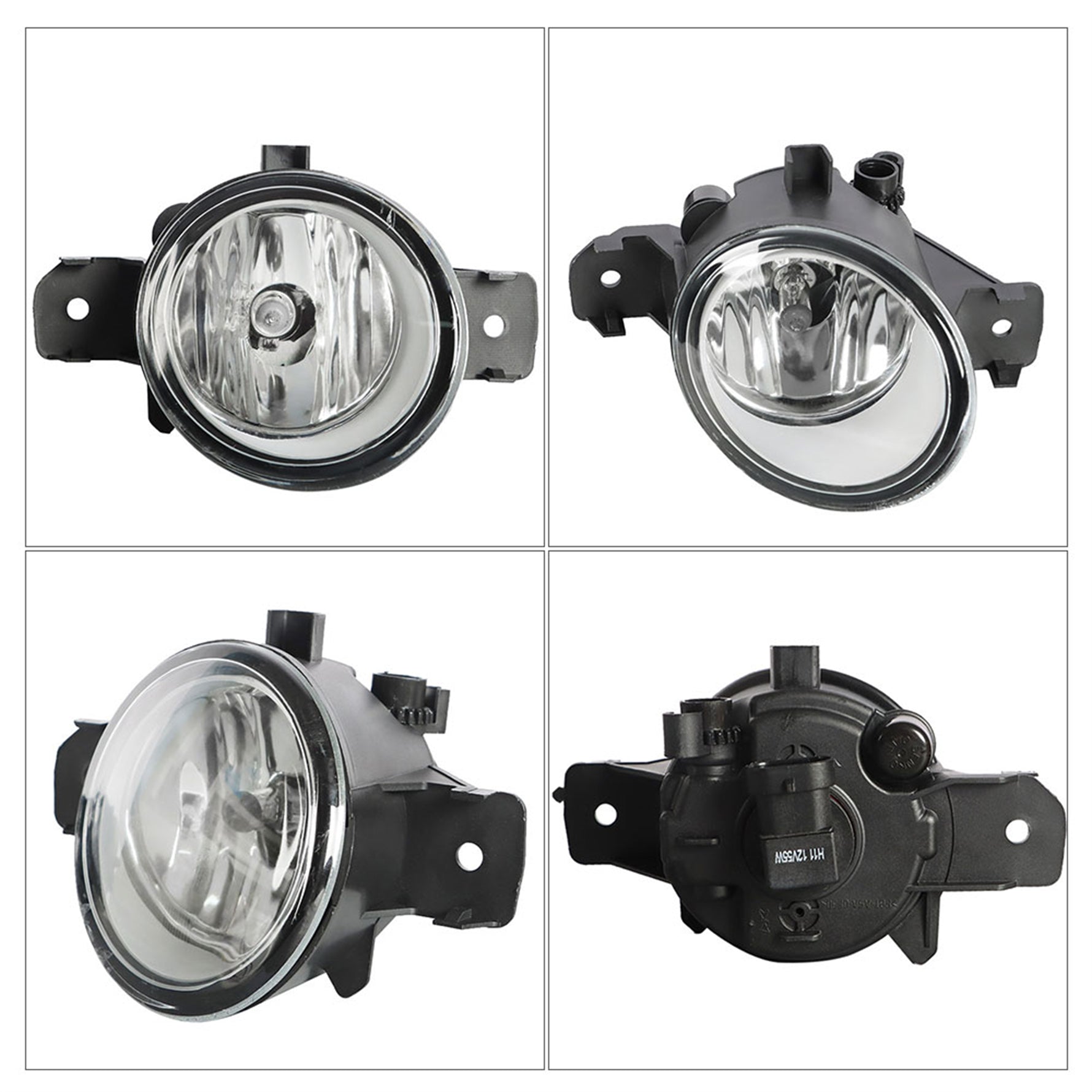 TOPPARTZ Fog Lights for 2013-2016 Nissan Pathfinder Clear Lens Bumper Fog Lamp Left+Right Side(Bulbs+Bezel+Switch)