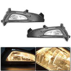 TOPPARTZ Foglight Assembly Replacement for 2016 2017 2018 Hyundai Tucson Clear Lens Bumper Fog Lamp Left+Right Side (Passenger & Driver Side)