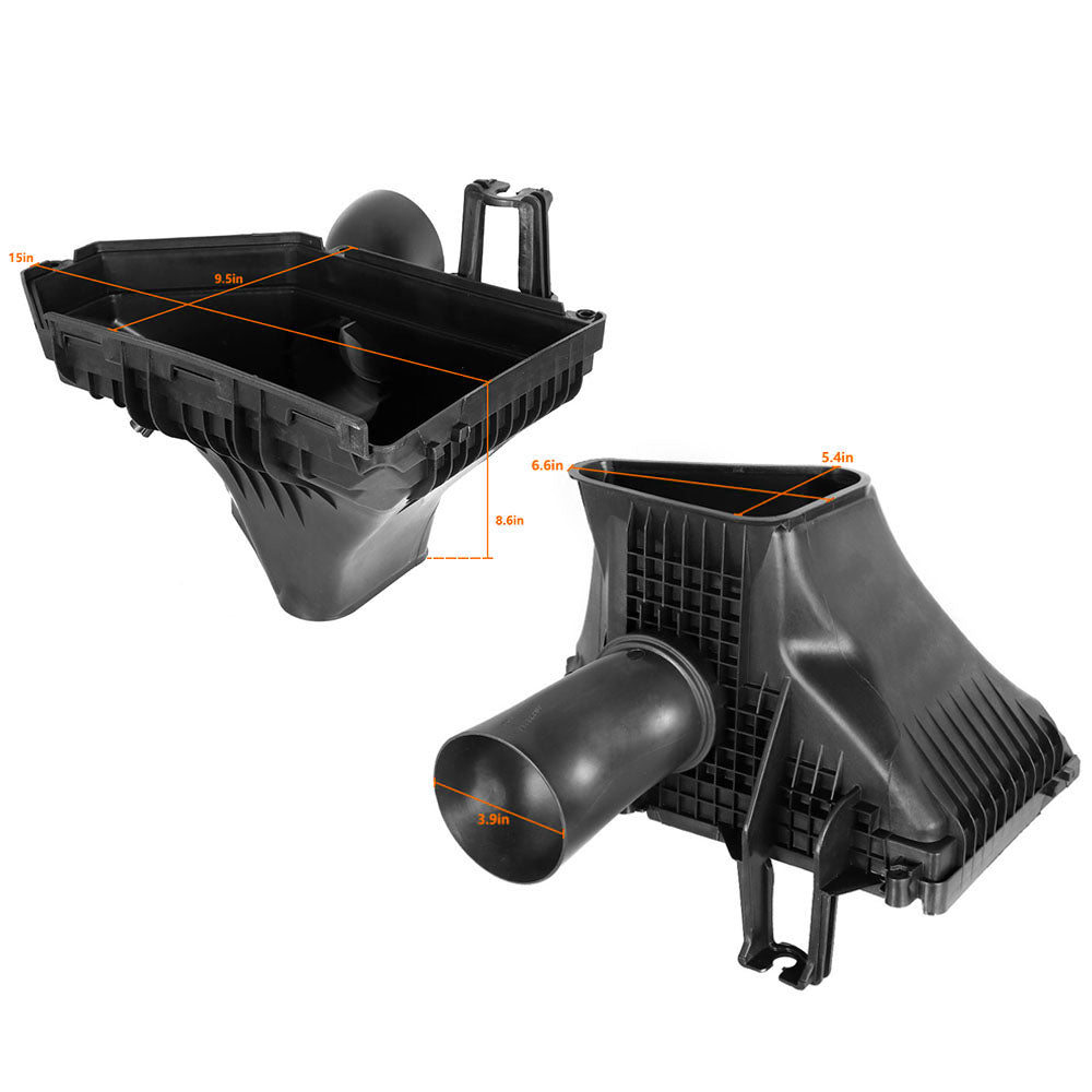 TOPPARTZ For 19-20 Dodge Challenger Engine Air Cleaner Box & Fresh Air Duct Tube Black