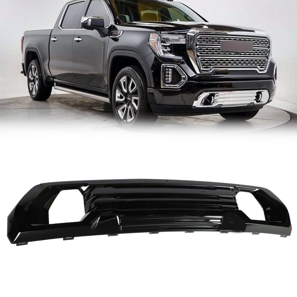 TOPPARTZ For 19-21 GMC Sierra 1500 AT4/Denali Front Lower Bumper Filler 84176747 Black
